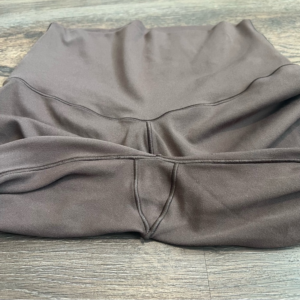 Aerie OFFLINE Real Me Leggings Brown Size S Long High Rise Workout Yoga Pilates - Picture 3 of 8